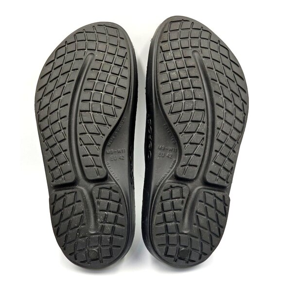 Oofos Ooriginal Men's Black Recovery Slide Lightweight Sandals Sz 9 Wo's 11 2550 - Picture 7 of 15